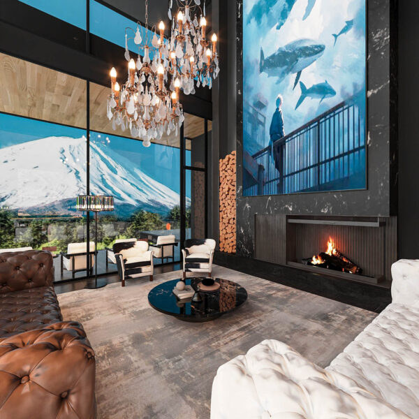 fuji allison black villa noir living room